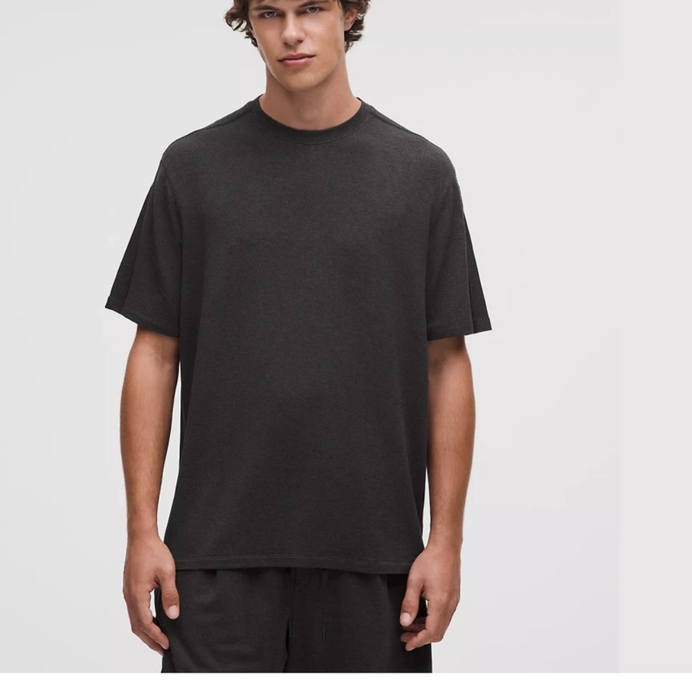 Lululemon Black Relaxed-Fit Short-Sleeve Shirt